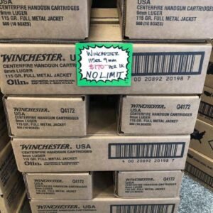 9mm ammo 115gr winchester 1000rds